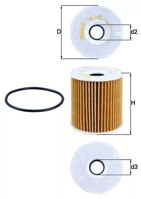 Oliefilter KNECHT OX 149D)