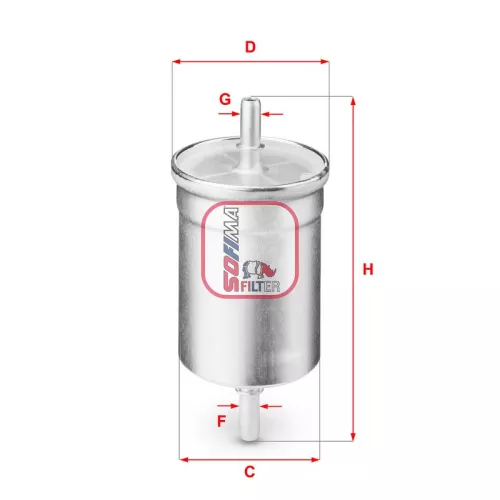 Fuel Filter SOFIMA S 1710 B)