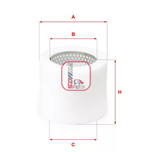 Luchtfilter SOFIMA S 9780 A)