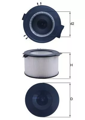 Filter, cabinelucht KNECHT LA 65)