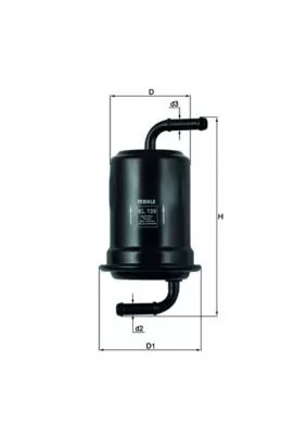 Brandstoffilter KNECHT KL 159)