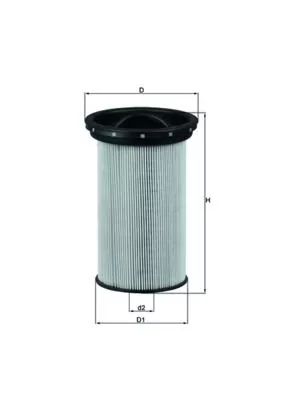 Brandstoffilter KNECHT KX 69)