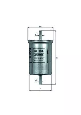 Fuel Filter KNECHT KL 146)