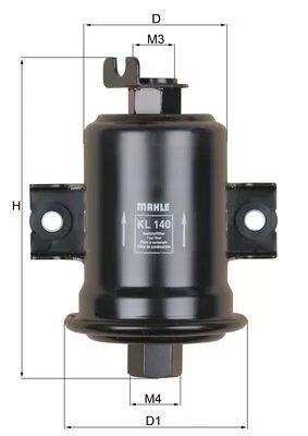 Fuel Filter KNECHT KL 140)
