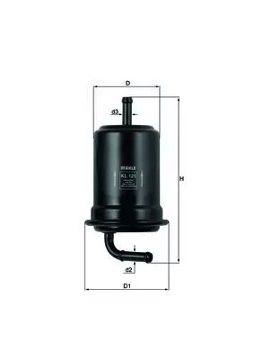 Fuel Filter KNECHT KL 121)