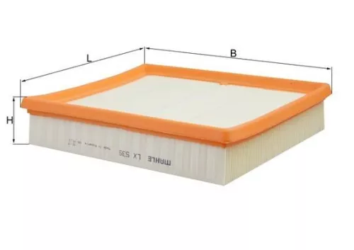 Luchtfilter KNECHT LX 539)