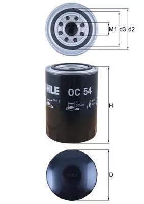 Oil Filter KNECHT OC 54)