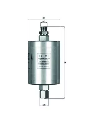 Fuel Filter KNECHT KL 21)