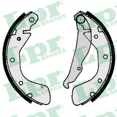 Brake Shoe Set FEBI BILSTEIN 06800)