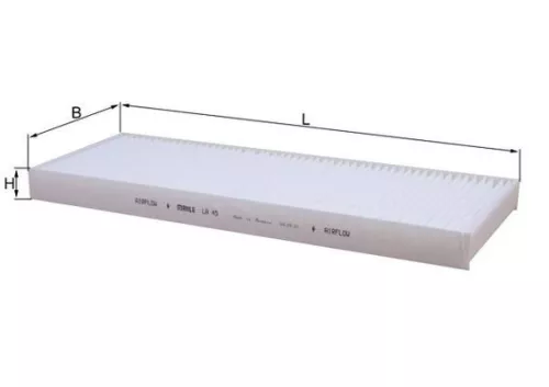 Filter, cabin air KNECHT LA 45)