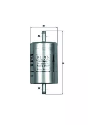 Fuel Filter KNECHT KL 86)