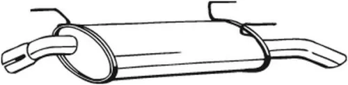 Achterdemper BOSAL 185-321)