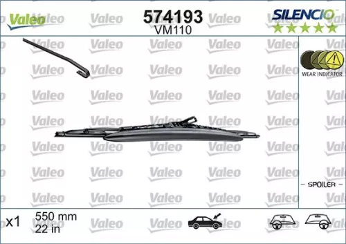 Ruitenwisser VALEO 574193)