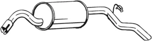 Achterdemper BOSAL 154-051)