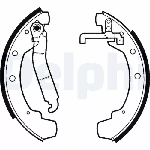 Brake Shoe Set DELPHI LS1622)