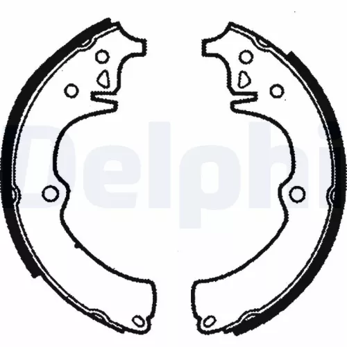 Brake Shoe Set DELPHI LS1712)