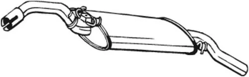 Achterdemper BOSAL 233-563)