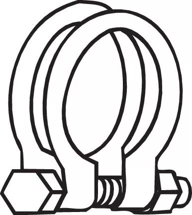 Klemstuk, uitlaatsysteem BOSAL 250-451)