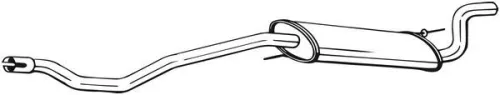 Achterdemper BOSAL 283-595)