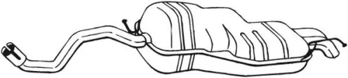 Achterdemper BOSAL 279-107)