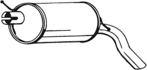 Achterdemper BOSAL 233-387)