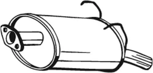 Achterdemper BOSAL 163-197)