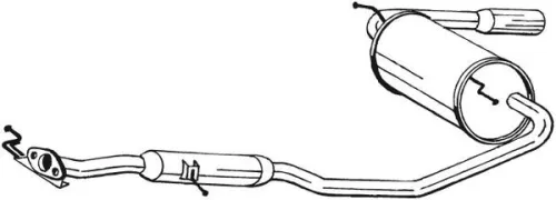 Achterdemper BOSAL 284-567)