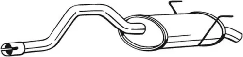 Achterdemper BOSAL 200-161)