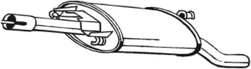 Achterdemper BOSAL 279-653)