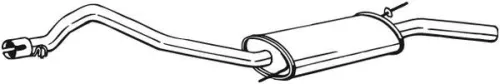 Achterdemper BOSAL 283-925)