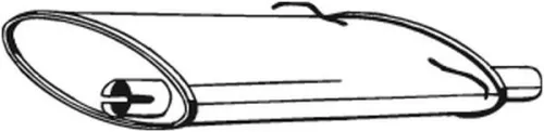 Achterdemper BOSAL 235-009)