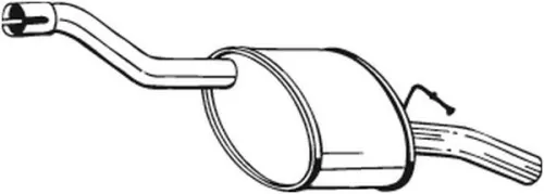 Achterdemper BOSAL 154-607)