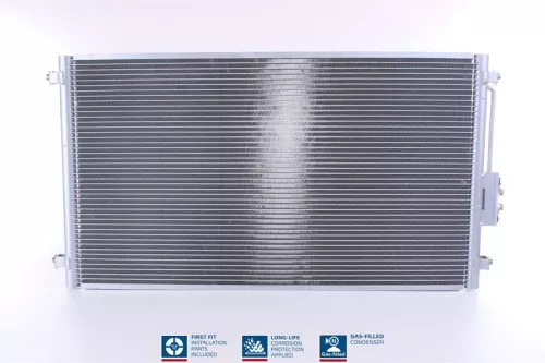 Condensor, airconditioning NISSENS 94557)