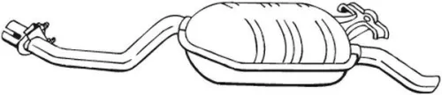 Achterdemper BOSAL 278-209)