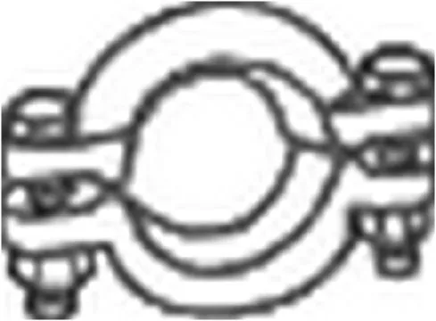 Clamping Piece, exhaust system BOSAL 254-933)