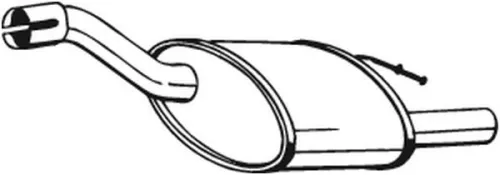 Rear Muffler BOSAL 154-383)
