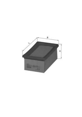 Luchtfilter KNECHT LX 820)