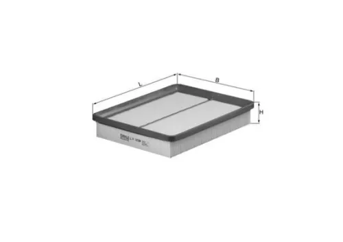 Luchtfilter KNECHT LX 1039)