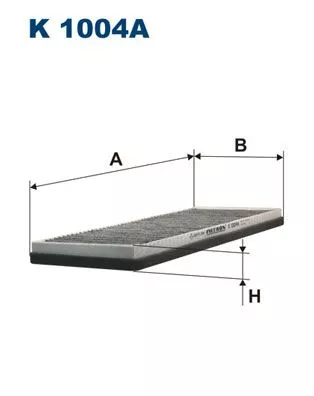 Filter, cabin air FILTRON K 1004A)