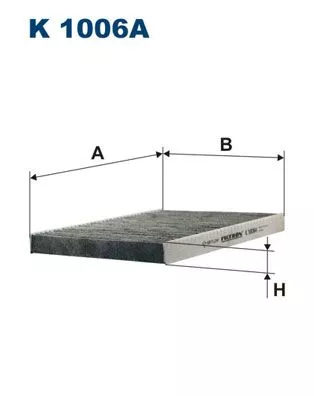 Filter, cabin air FILTRON K 1006A)