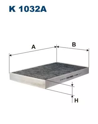 Filter, cabinelucht FILTRON K 1032A)