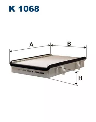 Filter, cabinelucht FILTRON K 1068)