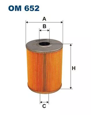Oil Filter FILTRON OM 652)