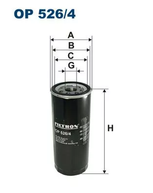 Oliefilter FILTRON OP 526/4)