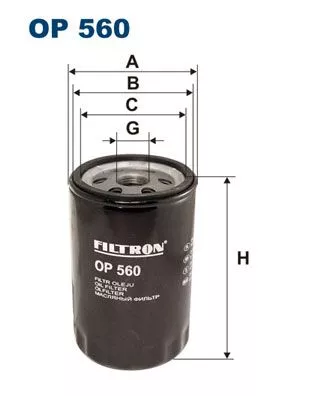 Oil Filter FILTRON OP 560)