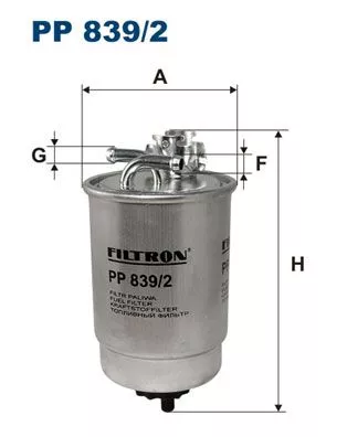 Fuel Filter FILTRON PP 839/2)