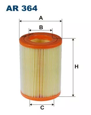 Luchtfilter FILTRON AR 364)