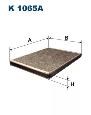 Filter, cabinelucht FILTRON K 1065A)