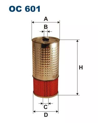 Oil Filter FILTRON OC 601)