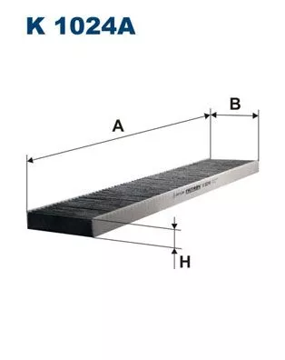 Filter, cabinelucht FILTRON K 1024A)